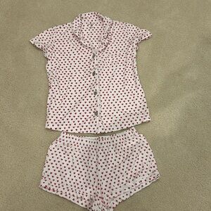 Roller Rabbit Pink Hearts pj set